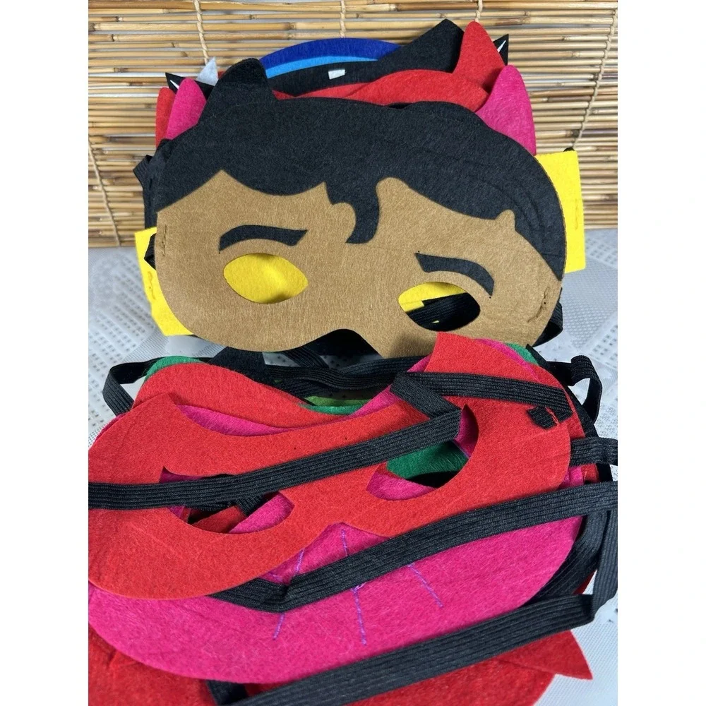 Superhero Masks Party Favors for Kids 30 Pcs Cosplay Birthdays Decorations